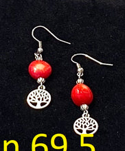 Učitajte sliku u preglednik galerije, Naušnice od poludragog kamena 69 - Earrings of semi-precious stones 69