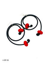 Učitajte sliku u preglednik galerije, Naušnice od gume 69 -Rubber  Earrings 69