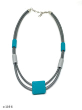 Učitajte sliku u preglednik galerije, Ogrlice od gume 119 - Rubber Necklaces 119
