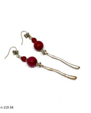 Load image into Gallery viewer, Naušnice od poludragog kamena 119 - Earrings of semi-precious stones 119
